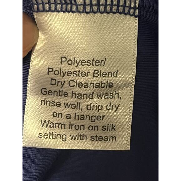 SCK THE LABEL Midi Tank Dress •8• Stretch Jersey Blue Maxi High Slit Australia - Picture 6 of 6